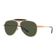 Gold/Green Countryman Sunglasses