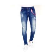 Jeans med Søljer for Menn - 1036