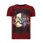 Iron Man Popeye Rhinestone - Herre T-skjorte - 13-6214B