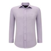 Oxford-skjorter i ensfarget for menn - 3128
