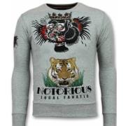 Conor Notorious Tattoo Sweater - Grå