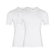 Hvit Dovre Dovre T-Shirt 2-Pack Bamboo T-Skjorte