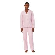 Rosa Pyjamas med Lang Bukse