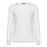 Hvit Sommer Crew-Neck Sweater