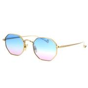 Elegante Unisex Solbriller med Blå Rosa Gradientlinser
