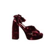 Pre-owned Velvet heels