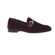 Bordeaux Velvet Moccasins Aw23