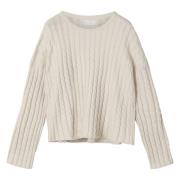 Cable Knit Sweater - Whipped Cream