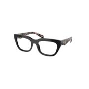 Irregular Shape Women`s Eyeglasses with Military Pattern