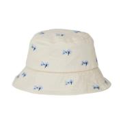 Blomster Bucket Hat - Birch White