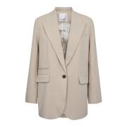 Enkel Linen Blazer 199-Bone