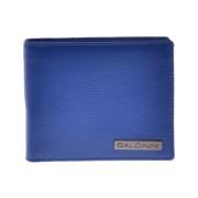 Document holder in electric blue saffiano