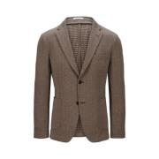 Brun Bowie Blazer - Stilig og Trendy