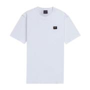 Hvit T-skjorte med Brodert Logo