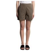 Grønn Agnes Shorts Smokey Olive