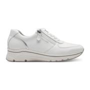 Hvite Sølv Sneakers Dame Sko