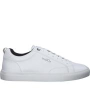 Hvite Casual Sneakers for Menn