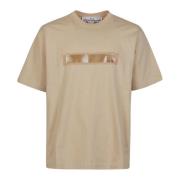 Beige Herre Jean T-Skjorte