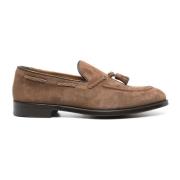 Brune Semskede Tassel Loafers