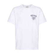 Bomull Logo Print Crew Neck T-skjorte