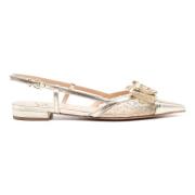 Daisy Mesh Slingback Flate Sko