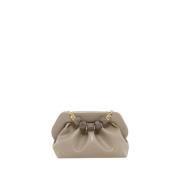 Lys Taupe Vegan Clutch Veske