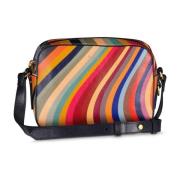 Stripete Crossbody-veske