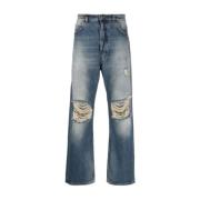 Louise Mid Blue L0744 Straight Jeans