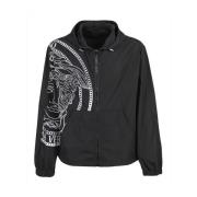 Medusa Trykt Windbreaker Jakke