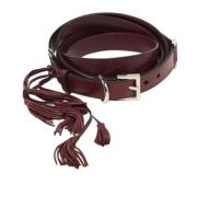 Pre-owned Leather belts