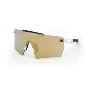 Matte White/Brown Sunglasses Sp0101
