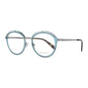 Blå Runde Optiske Briller Kvinner