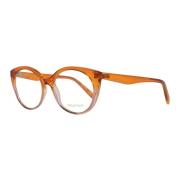 Oransje Plastiske Optiske Briller for Kvinner