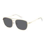 Gold Grey Sunglasses