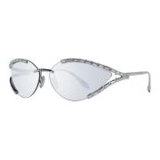 Grå Speil Cat Eye Solbriller