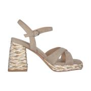 Krysset Blokkhæl Sandal