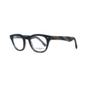 Sort Trapezium Optiske Briller med Fjærhengsel