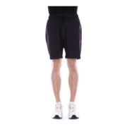 Sorte CNC Shorts med glidelåslommer