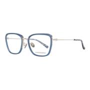 Blå Firkantede Optiske Briller for Kvinner