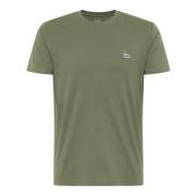 Grønn Lee Ss Patch Logo Tee Shirt