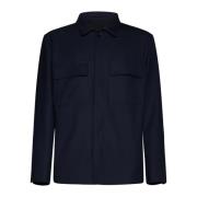 Midnight Blue Wool Jacket