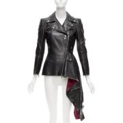 Pre-owned Leather outerwear