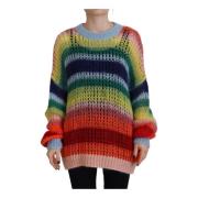 Multifarget Mohair Crewneck Sweater