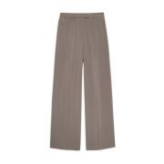 Taupe Dolan Bukser Wide Leg