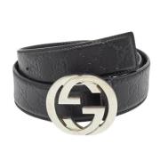 Pre-owned Leather belts