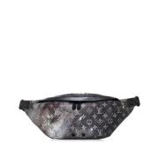 Pre-owned Svart lerret Louis Vuitton Bumbag