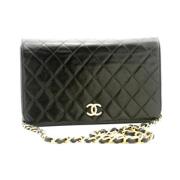 Pre-owned Svart skinn Chanel Flap Bag