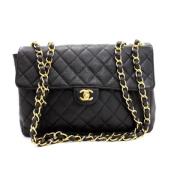 Pre-owned Svart skinn Chanel Flap Bag