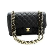 Pre-owned Svart skinn Chanel Flap Bag