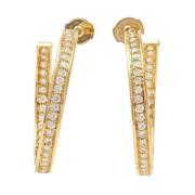 Pre-owned Yellow Gold earrings